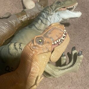 Realistic Tan Dinosaur Reptile Toy
